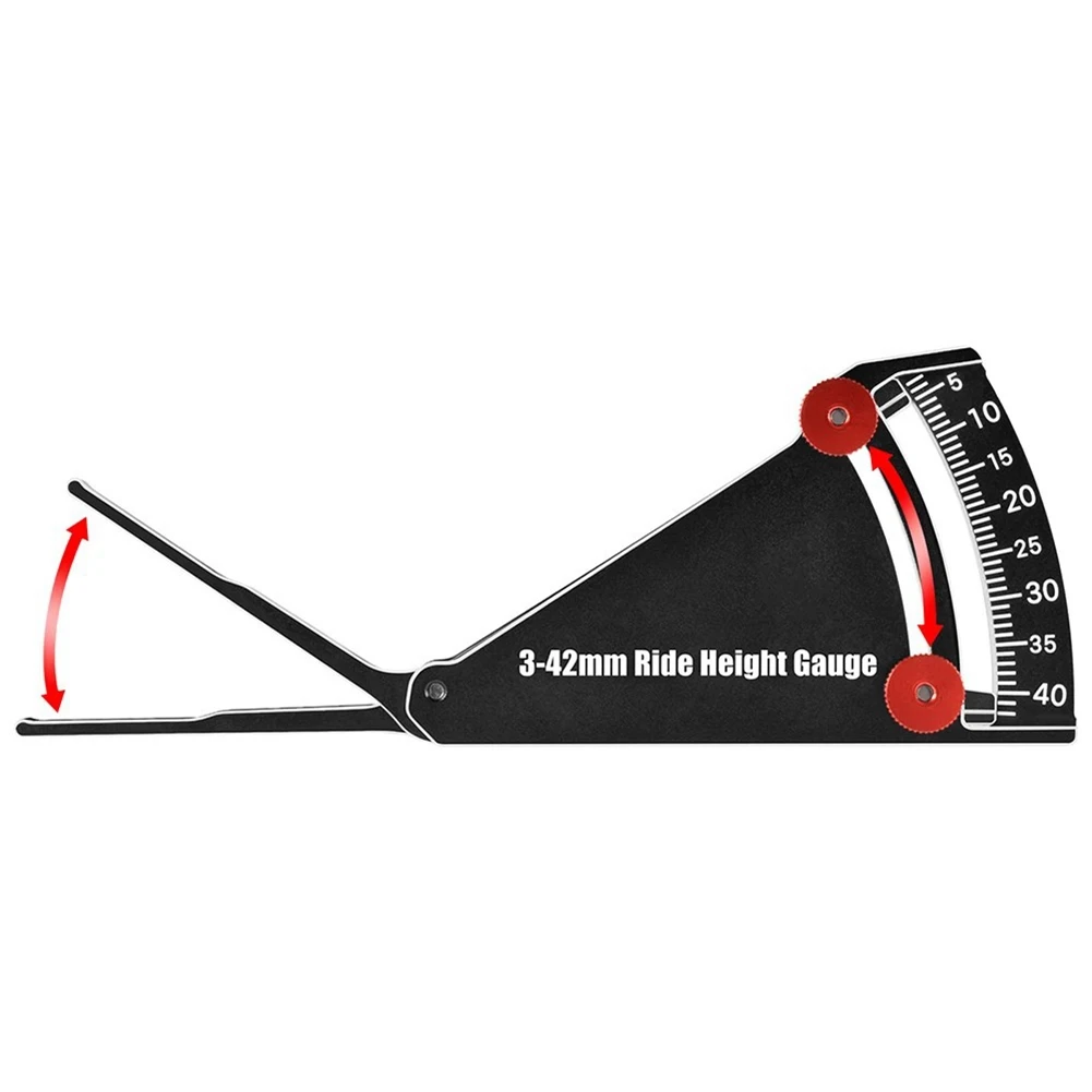 Y42A-Aluminum Alloy On-Road Off-Road Truck Vehicle Height Ruler 3-42Mm RC Repair Tool Kit