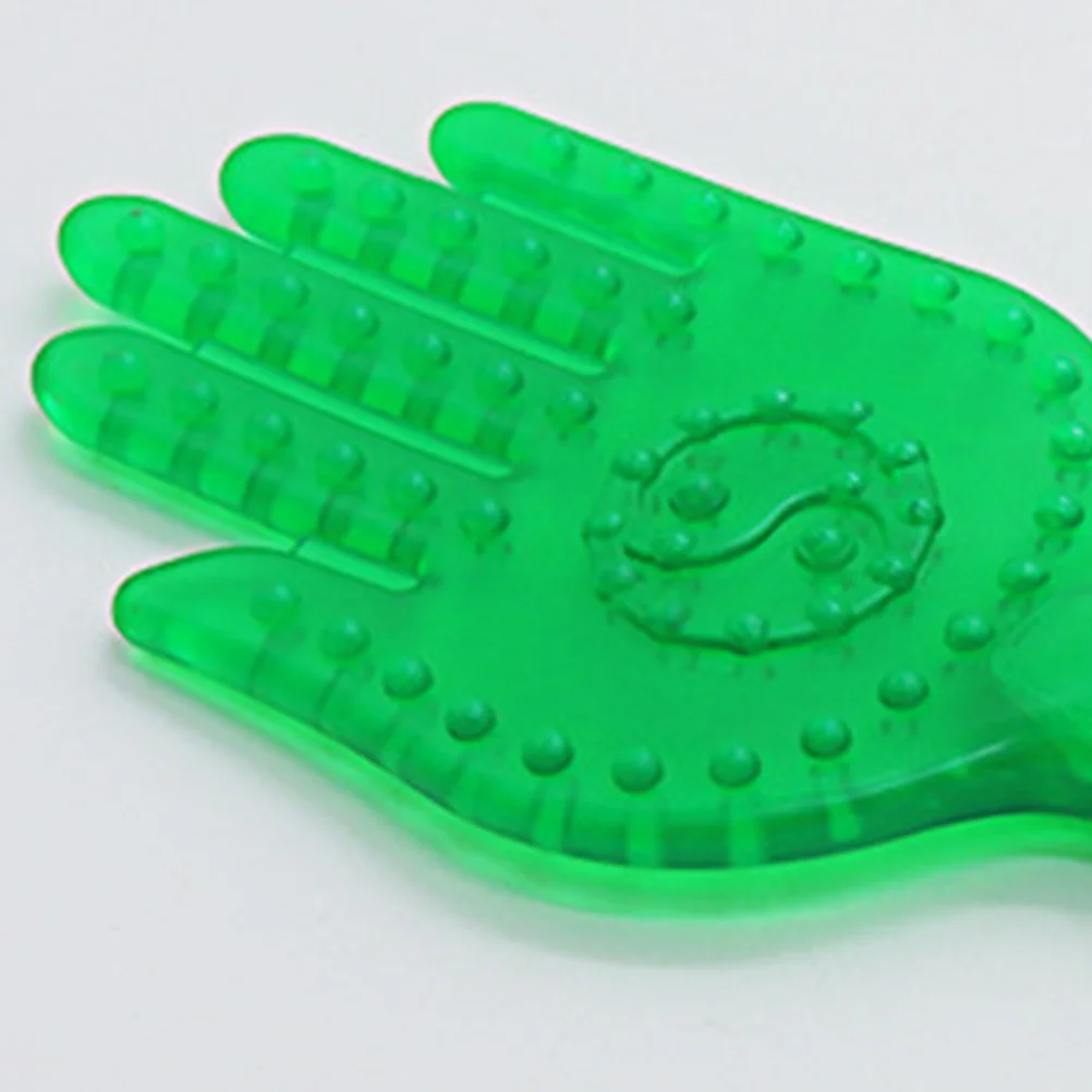 

2pcs Green Orange PVC Meridian Massager Stick Back Shoulder Body Massage Tool Relieving Fatigue Pat Hammer Health Care