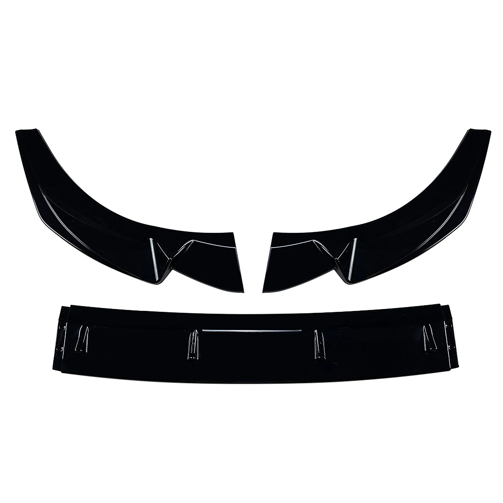 Front Bumper Spoiler Lip Splitter Shovel Guard Chin Blade Kit For Audi Q3 F3 Sline 2019-2024