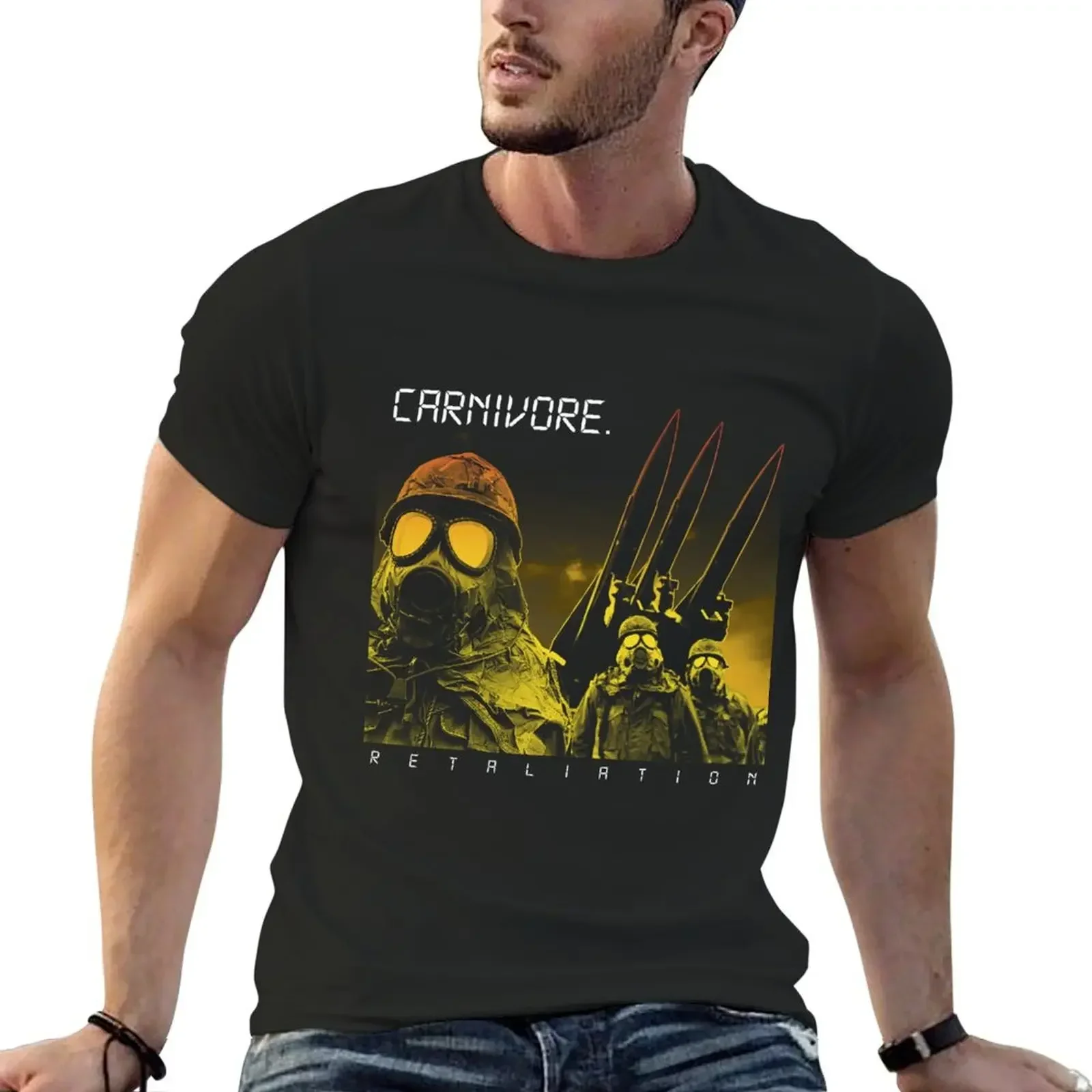 

Carnivore - Retaliation T-Shirt basketball graphic tees man clothes street wear men graphic t shirts