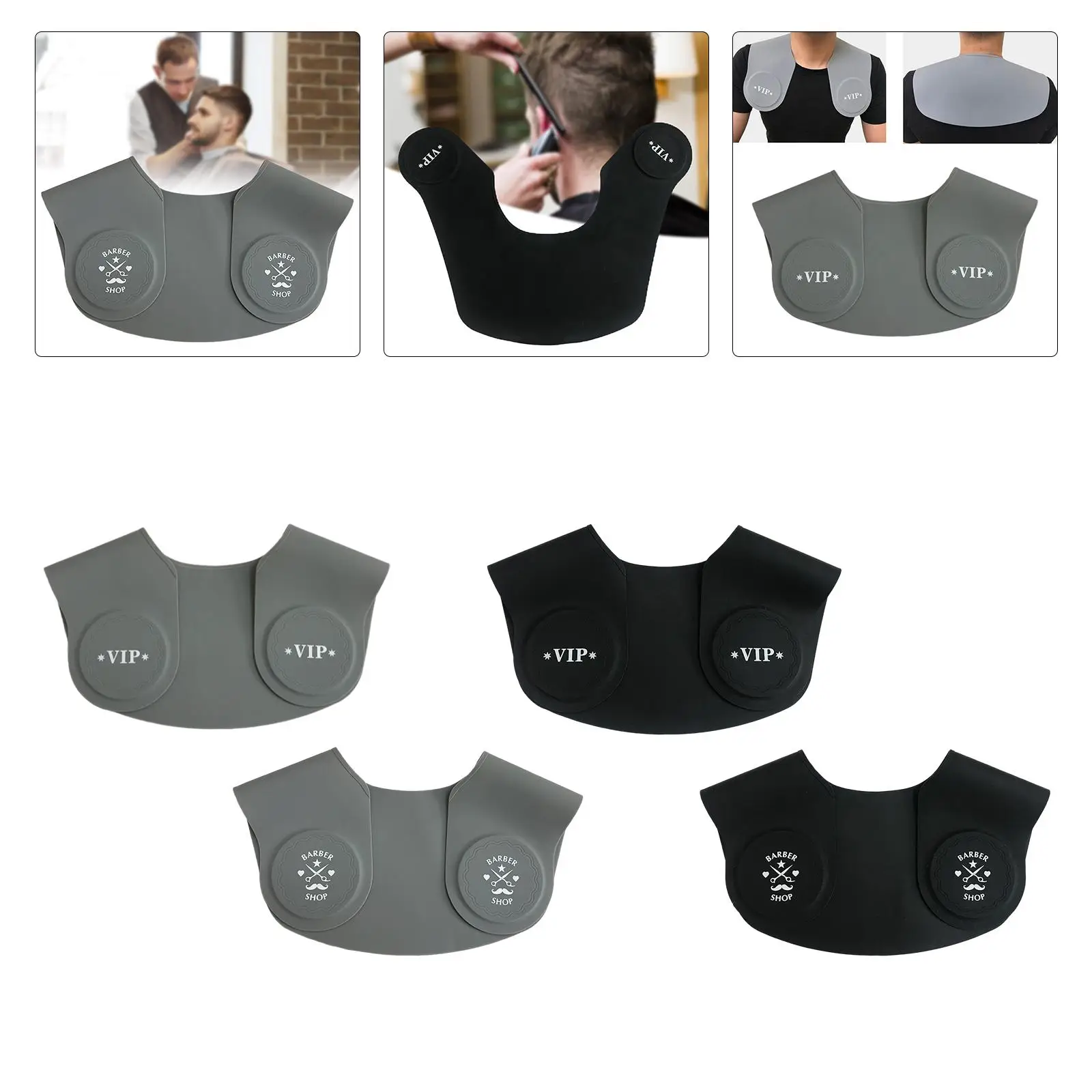 Hair Cutting Hair Dye Collar Haircut Waterproof Pad Non-slip Shaving Accessories
