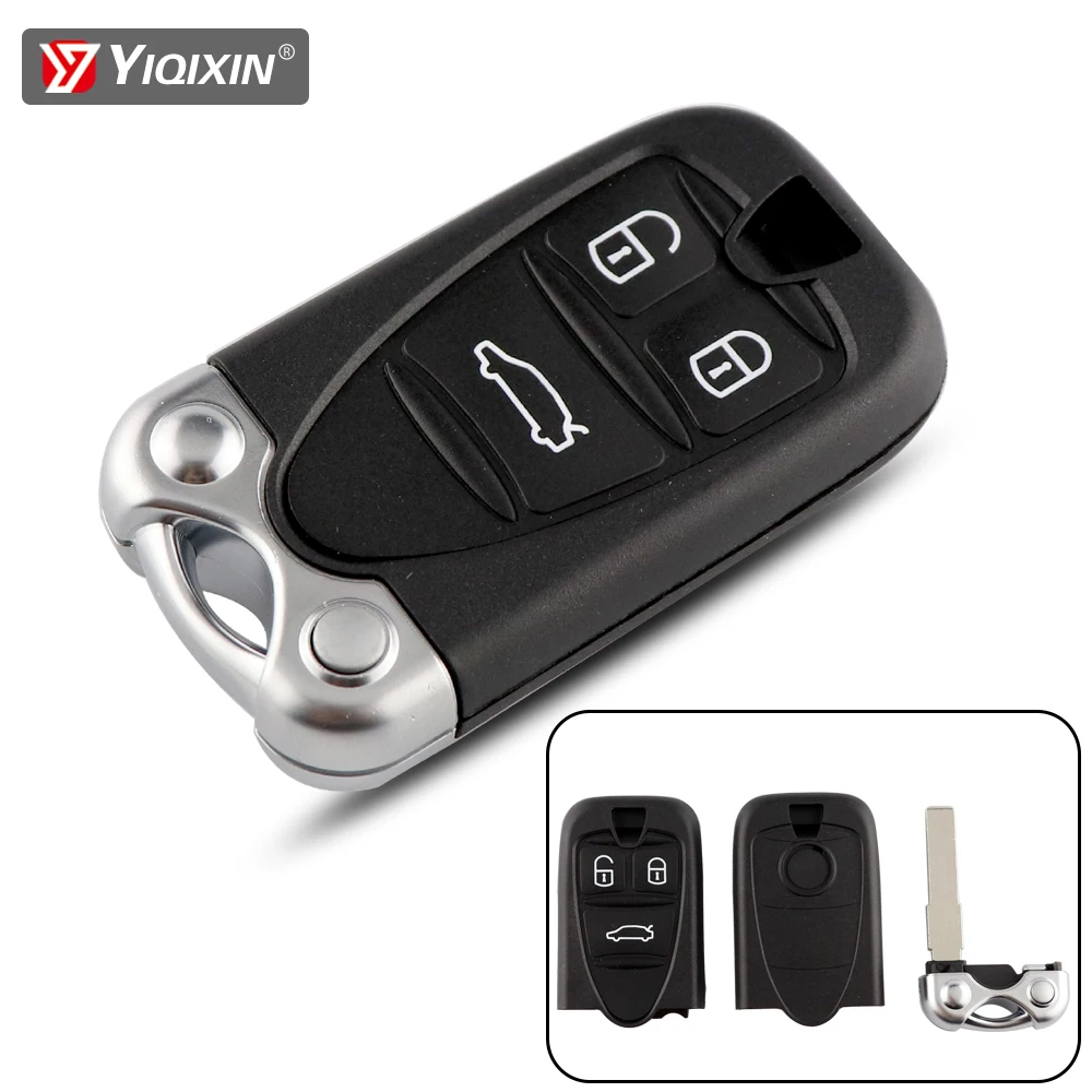 Smart Remote Car Key Case Shell Cover For Alfa Romeo 159 Brera 156 Spider Giulietta GT 2005-2011 Auto Accessories Uncut Blade