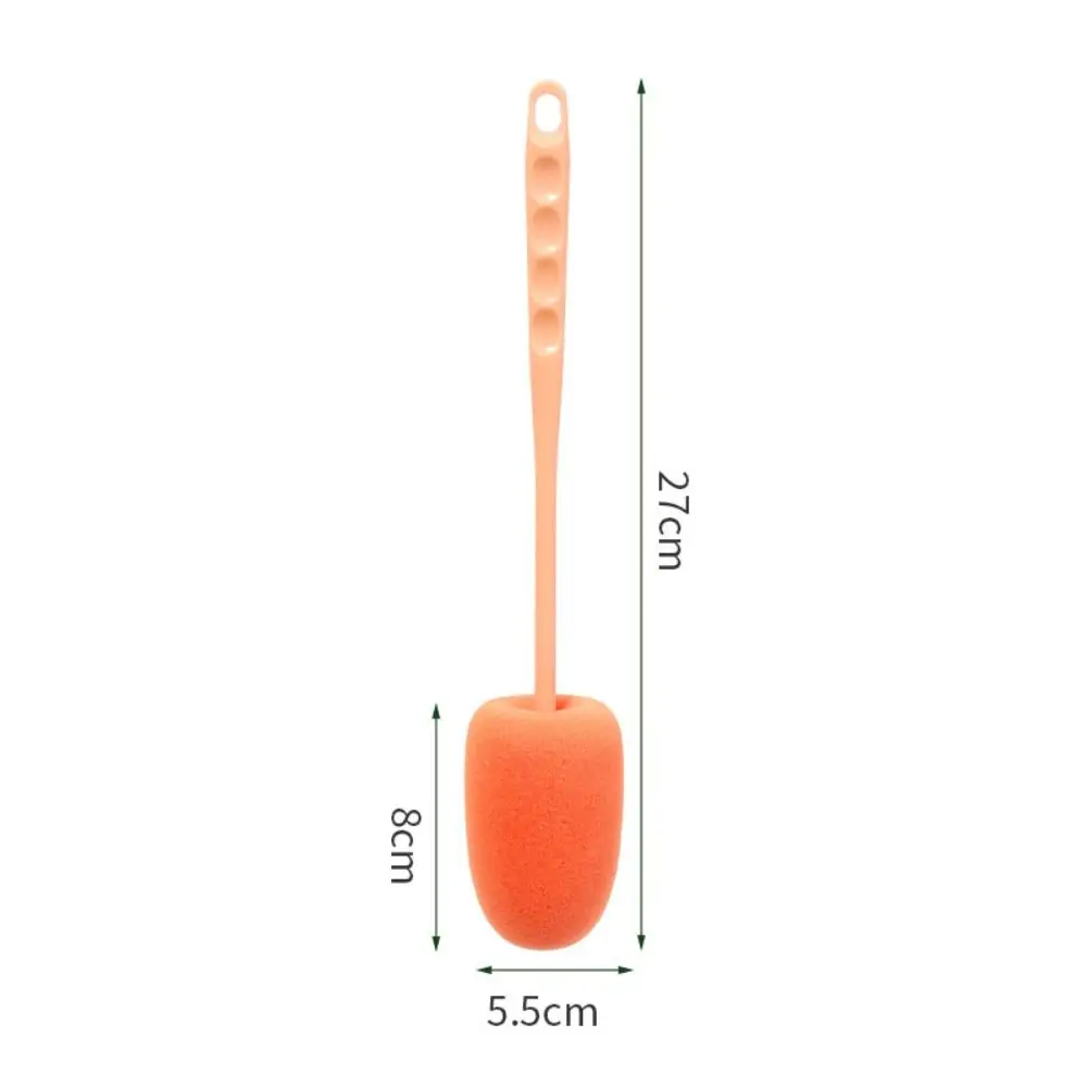 High Quality Long Handle Sponge Brushes Multifunctional Portable Cup Brush Household 360 Degree Bottle Brush