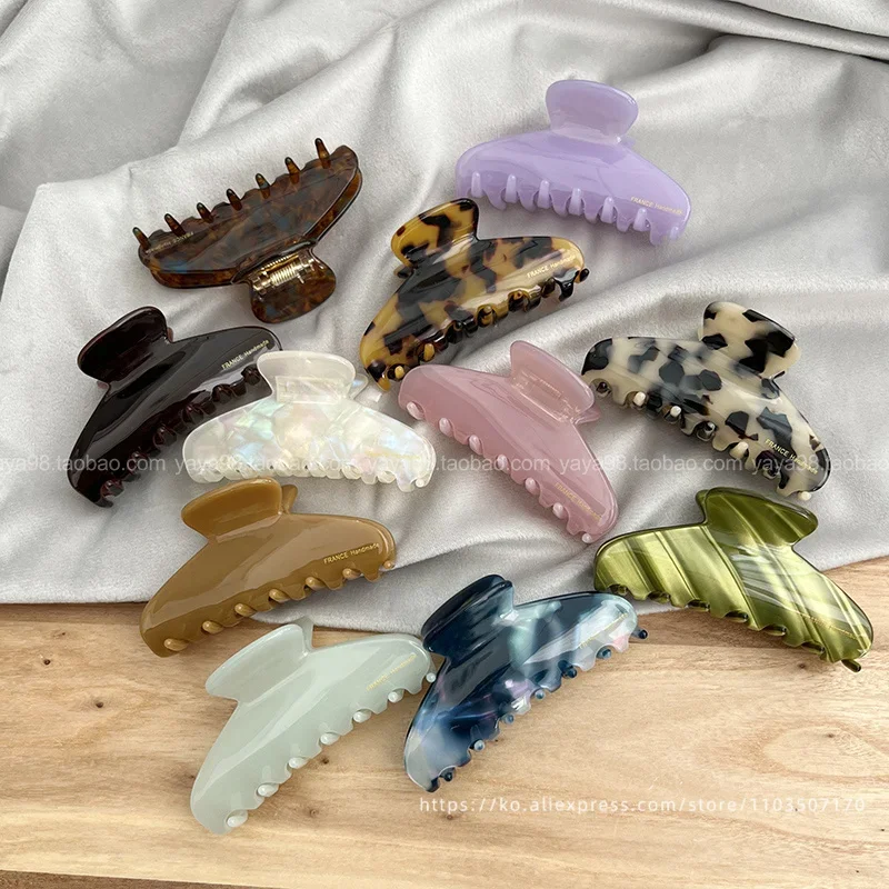 كوريا الجنوبية فرنسا عودة رئيس القرش كليب الفرنسية أنيقة نصف كليب عموم مشبك الشعر #1