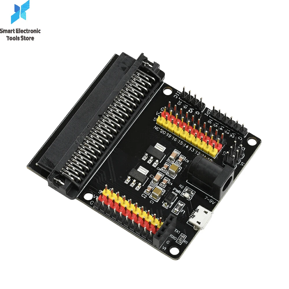 Sensor Uitbreidingskaart Module Shield V2 Voor 3.3V 5V Python Programmering Ontwikkeling Micro USB/DC 5.5*2.1mm Interface