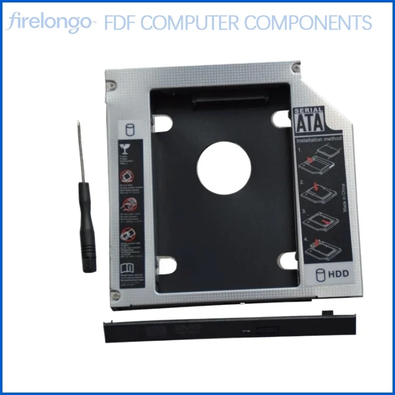 

For Dell Inspiron 15R 3537 5521 9.5mm SSD Hard Drive Caddy Tray Adapter