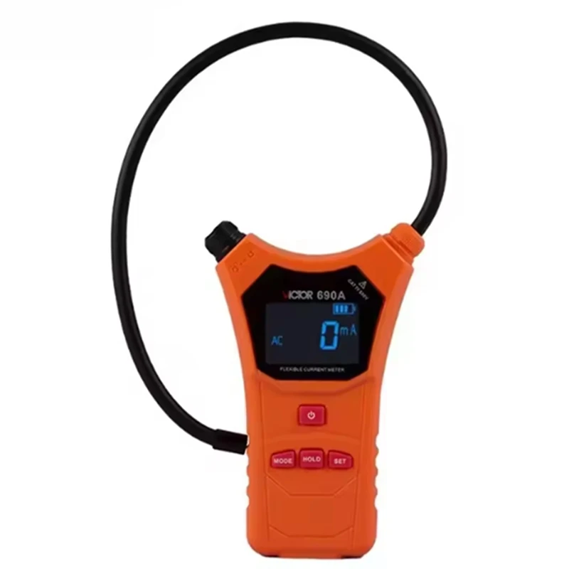 

VICTOR Высокоточный миллиамперный уровень утечки переменного тока, электрический универсальный катушка с гибким зажимом, амперметр VC690A