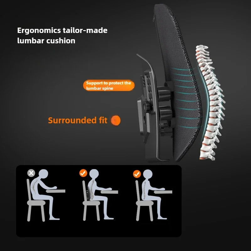Automotive Ergonomic Lumbar Support Office Chair Pillow Cute Pillow Chair Cushion Floor Cushion Waist Support Waist Pad