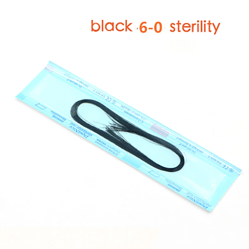 

6-0 Double Eyelid High Polymer Suture Line Sterile Black Nano Traceless Double Eyelid Embedding Line