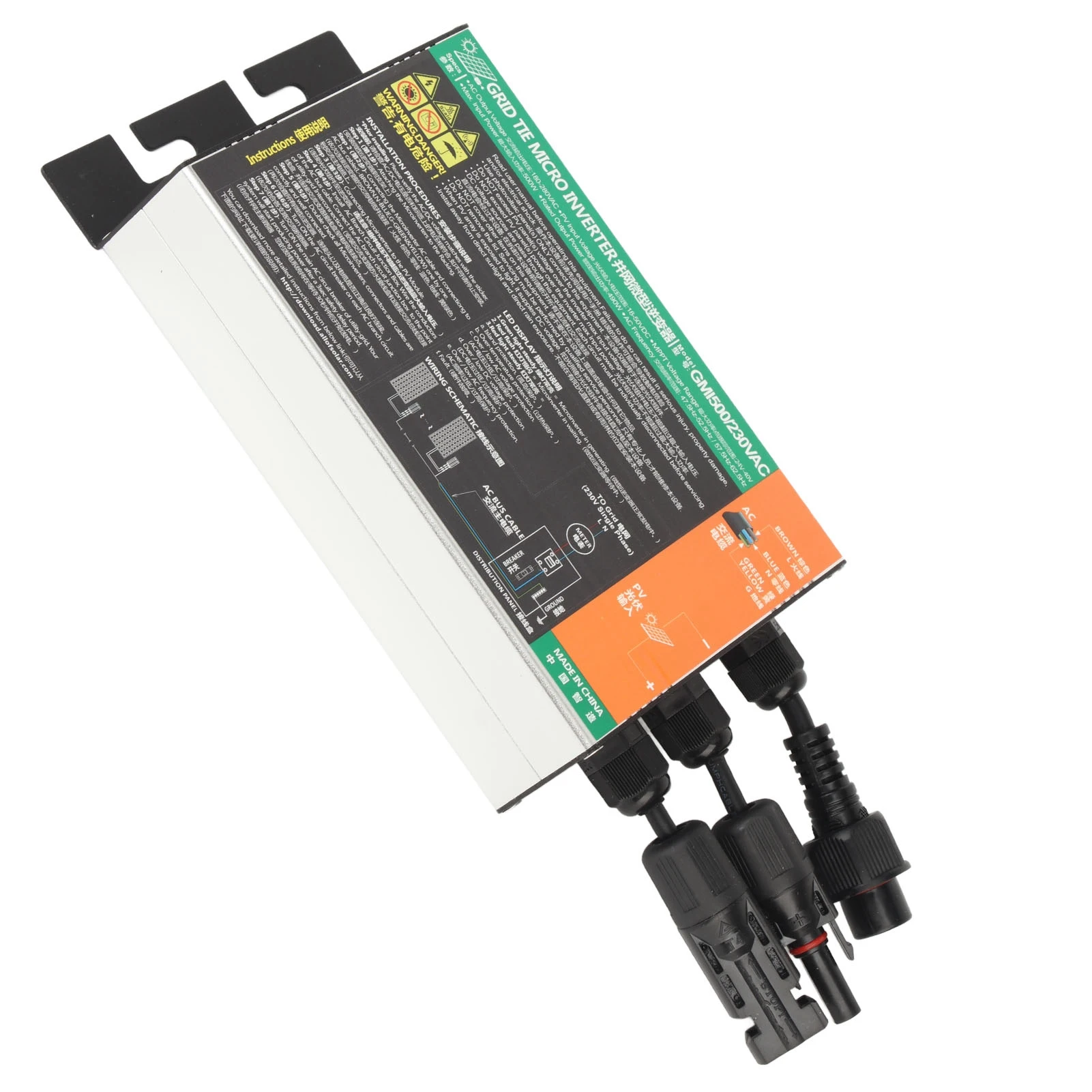 GMI Solar Micro Inverter 500W Voltage Protection Current Protection Temperature Protection Islanding Protection Sine Wave Micro