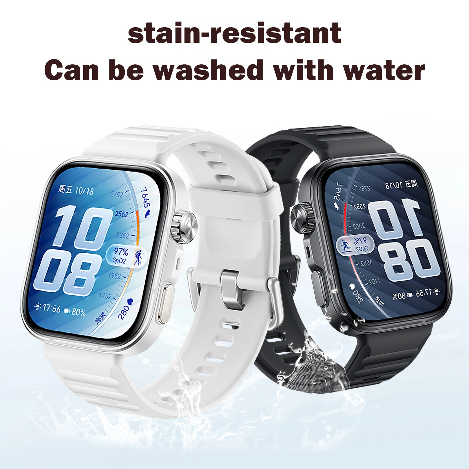 Original Style Silicone Band for Huawei Fit 5 / 5 Pro Breathable Soft Sport Watch Replacement Strap for Fit 4/4 Pro Accessories
