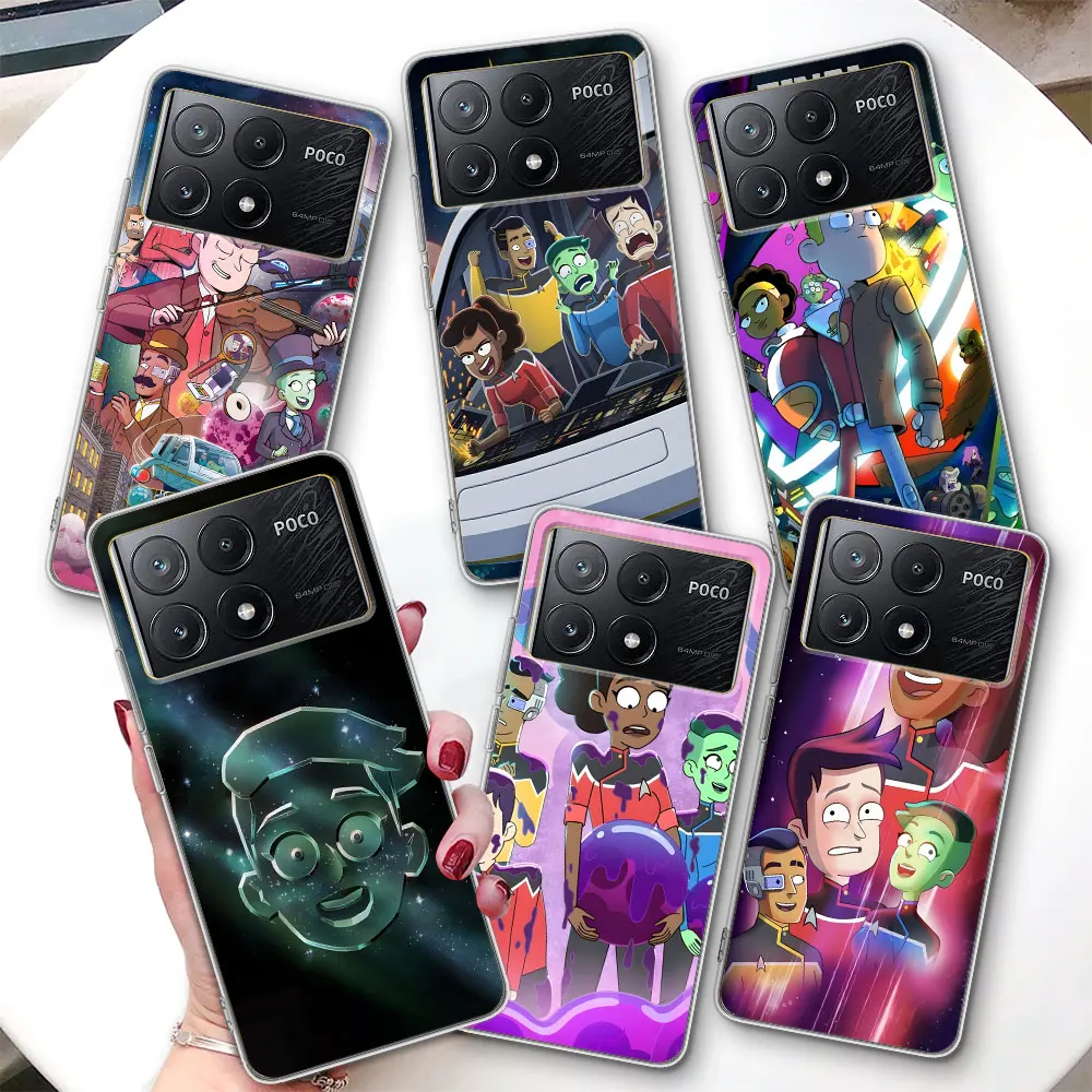 Lower Decks Star Trek Phone Case for Xiaomi Poco X6 X5 F4 M5s X3 NFC F1 F5 M5 M3 M4 GT F3 F2 X4 Pro TPU Soft Transparent Cover