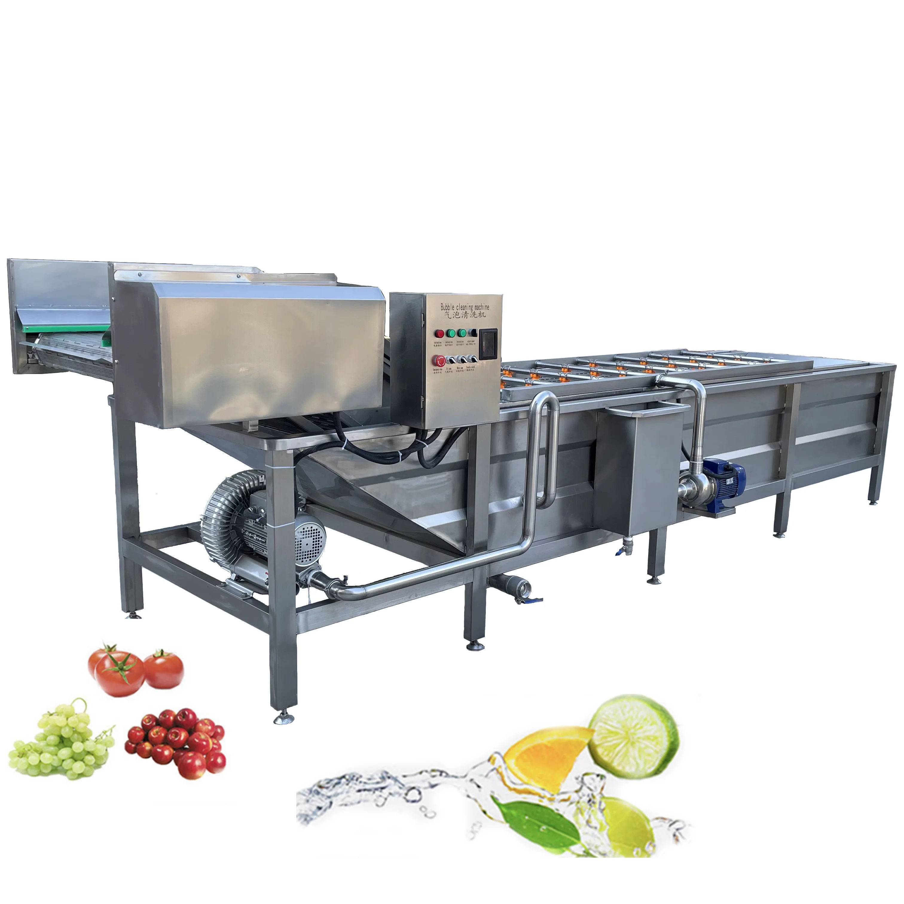 leaf vegetable washer potato Carrot cleaning machine Bubble fruit and vegetable washing machine