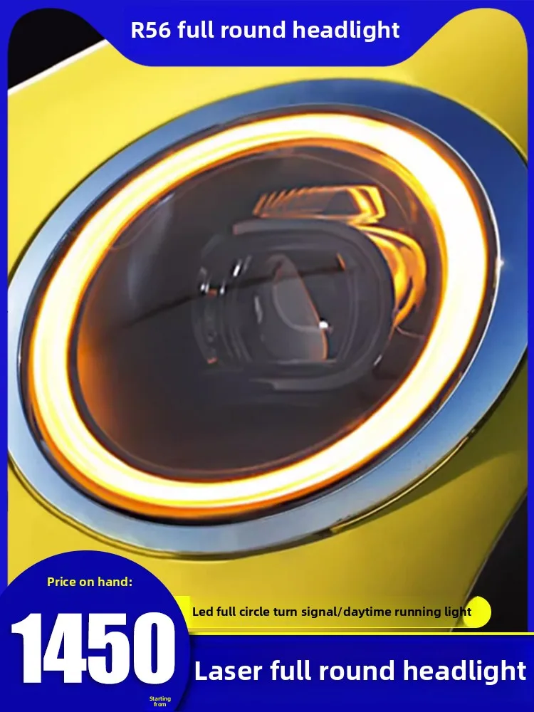 Für Mini-LED-Scheinwerferbaugruppe 07–13 Modelle, Auto-Licht, Tagfahrlicht, 11, Mini-R55-Licht, R56, Modifikation, Automobil