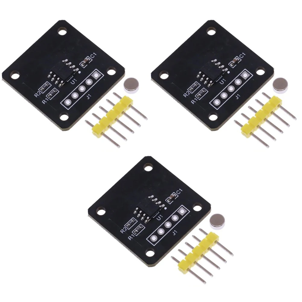 3Pcs MT6701 Magnetic Encoder Sensor 3.3-5V Absolute Angle Measurement For Electronic Devices Industrial Automation