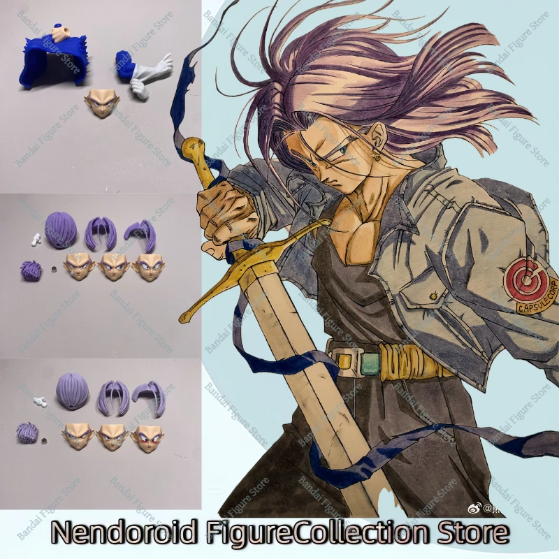 

В наличии: Коллекционная фигурка Dragon Ball Future Trunks с плетеными волосами, скульптура головы, аксессуар для аниме-фигурок, модель для коллекции