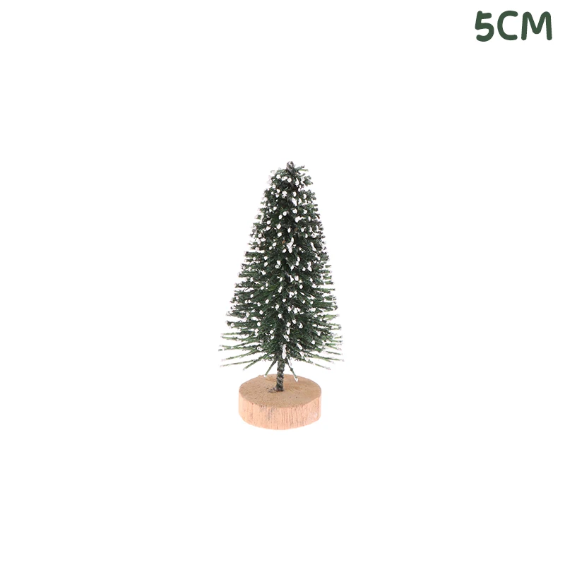 Mini árbol de Navidad en miniatura para casa de muñecas, decoración de Micro paisaje, juguete, accesorios para casa de muñecas, 1:12