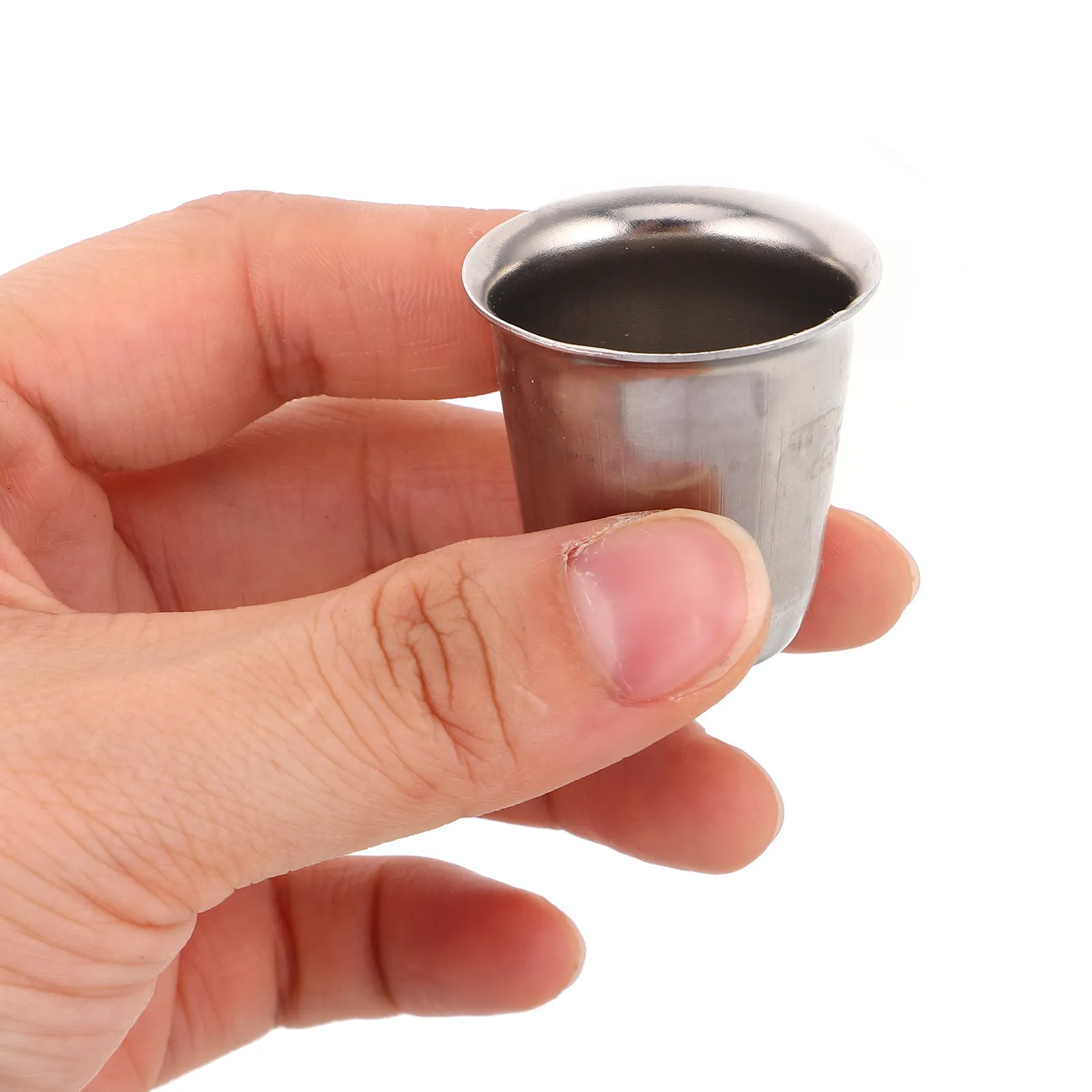 5Pcs Stainless Steel Small Communion Cups Holy Chalice Set for Church Altar Sacrament Wedding Party Decoration Portable Metal