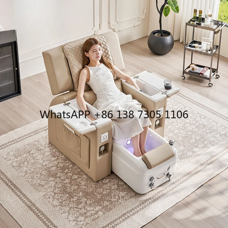 

Nail sofa eyelash shop multi-functional electric massage foot chair can be placed on the foot bath sofa