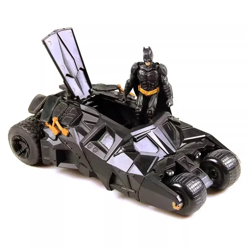 Figura de ação Batmobile PVC, modelo colecionável, Batmobile, Bat Bruce, Waynemobile, presente do brinquedo, em estoque