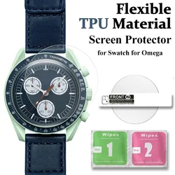 TPU Screen Protector Film for Omega for Swatch for Moon Planet Series Ultra Clear Flexible Anti-Scratch Screen Protection Film