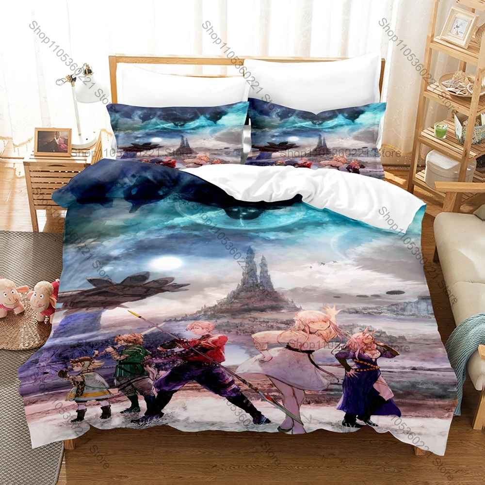 Cool Jiiro Kuumi Character Graphic Giant Beasts of Ars Bedroom Decor Bedding Duvet Cover + 2 Pillowcases Fantasy Anime Fan Room
