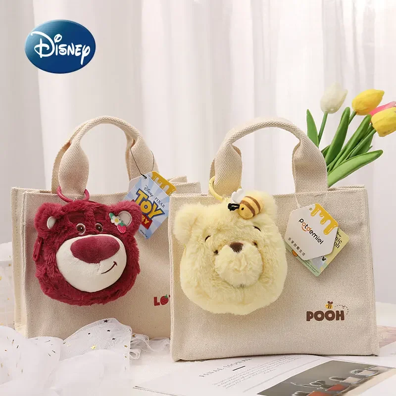 Disney New Mini Women's Bag Luxury Brand Original Women's One Shoulder Crossbody Bag Cartoon Fashion 2-piece Set Girls' Handbag