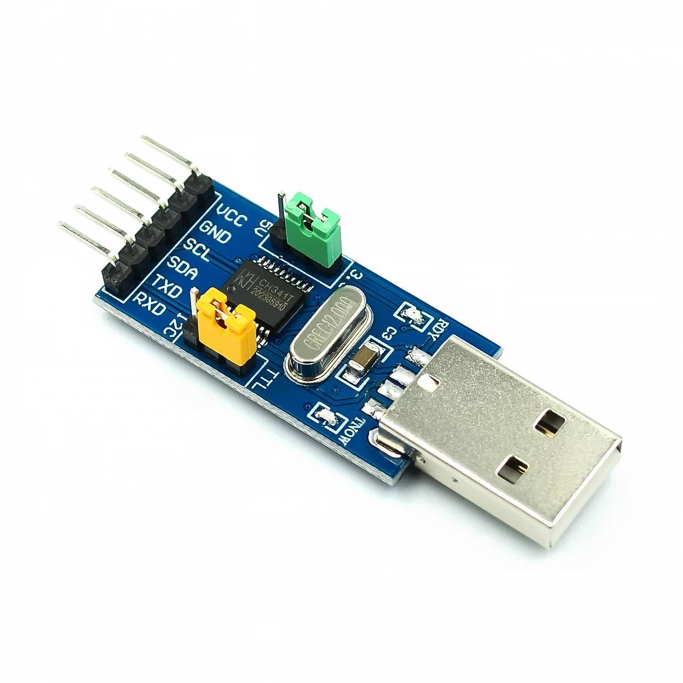Si Tai&SH CH341T Модуль 2 в 1, 3,3 В, 5 В, USB к I2C IIC UART TTL, однокристальный загрузчик последовательного порта