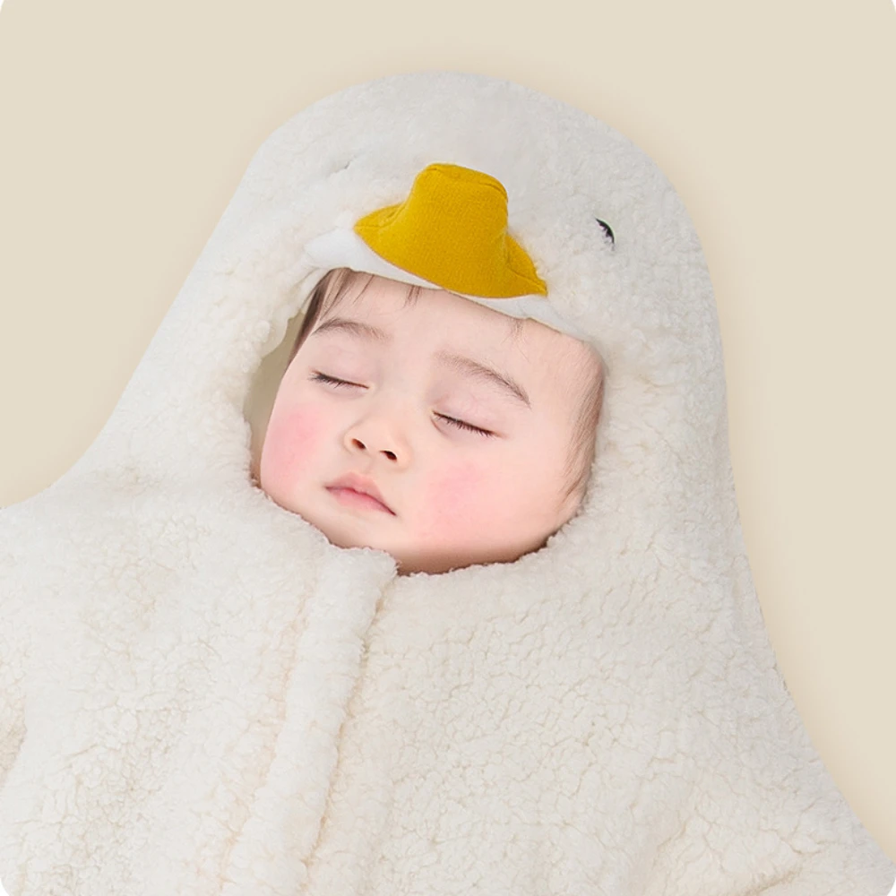 Baby Bunting body, White Goose Cute Style autunno e inverno Warm Skin Friendly body, regali di festa per neonati 0-6 mesi