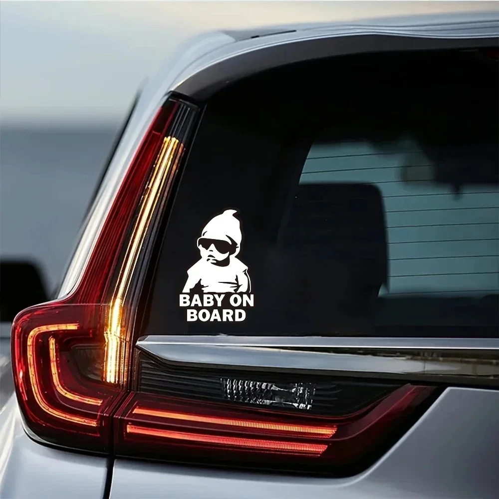 Warning Car Sticker Baby on Board Stickers Color Vinyl Film PVC Decal Creative Stickers Vehicles Motorcycle Exterior Accessories view 5