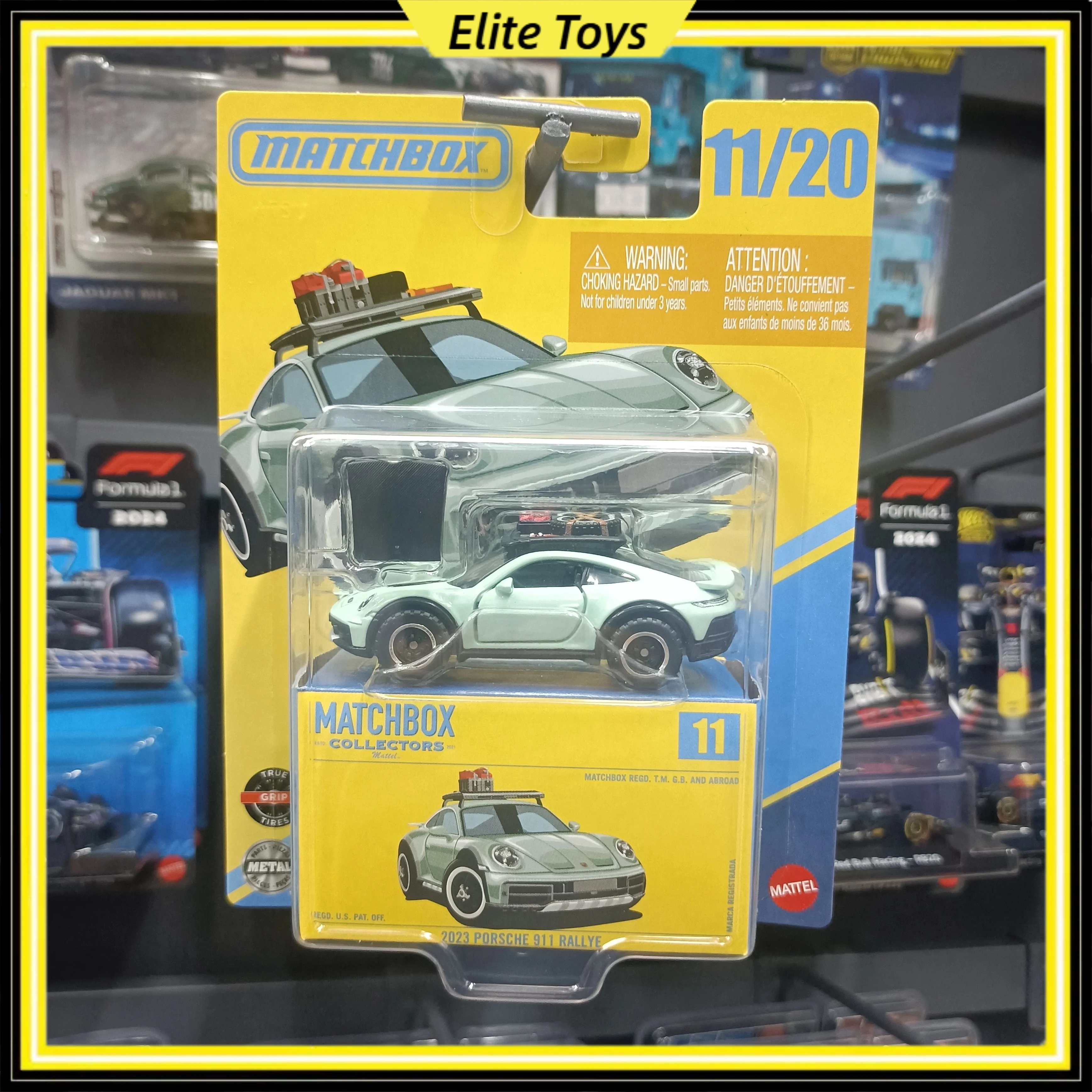 

Mattel Match Box Collectors Series 2023 Porsche 911 Rallye Metal 1:64 Scale Diecast Car Model Vehicle Collectible Toy Boys Gift