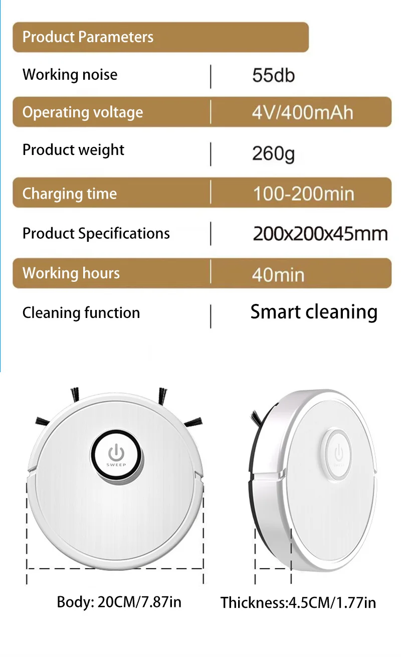 Lenovo 3-in-1 Intelligenter Roboter-Staubsauger 6000Pa Starke Saugkraft Wischfunktion Automatisches Aufladen Lasernavigation Tierhaare Hartböden – Detail 16