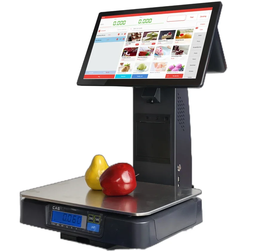 Supermarket Grocery Seafood And Snack Shop AI Scale With NETP Certificate Based On Automatic Product Recognition And Weighing