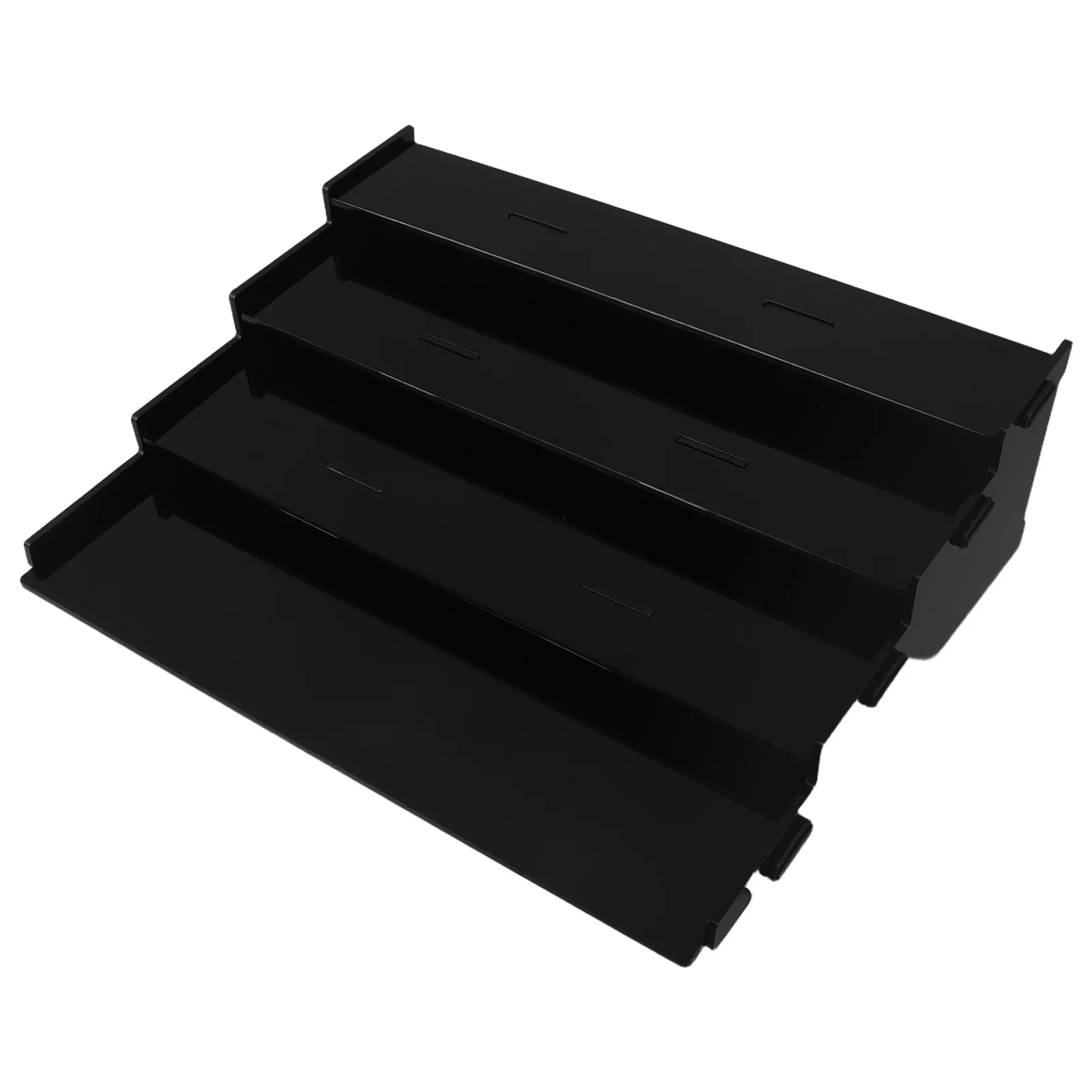 Exhibidor de Tarjetas de Béisbol Acrílico Transparente, Organizador de Tarjetas Coleccionables de 3 Niveles, Soporte para Tarjetas Deportivas