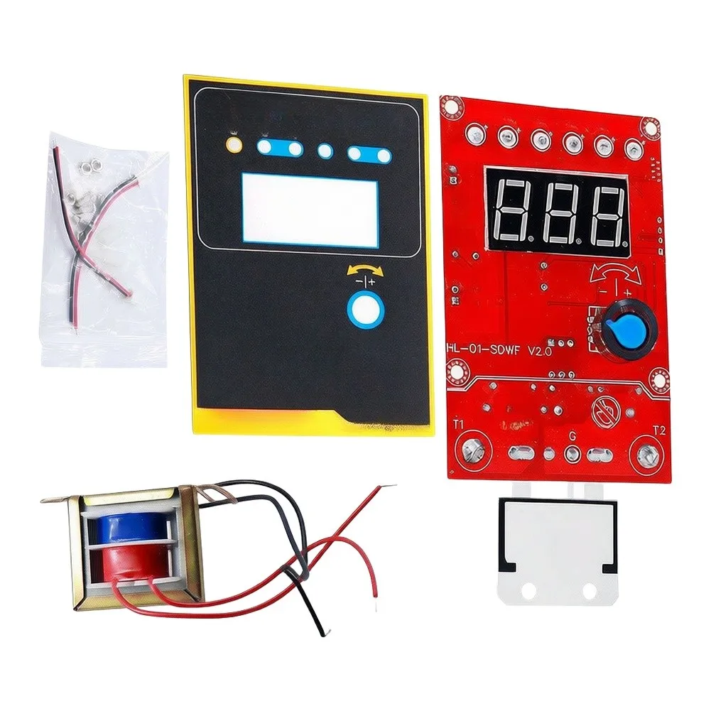 100A Spot Welding Machine Control Board With Power Off-Saving Function And Adjustable Dual Pulses Transformer Controller