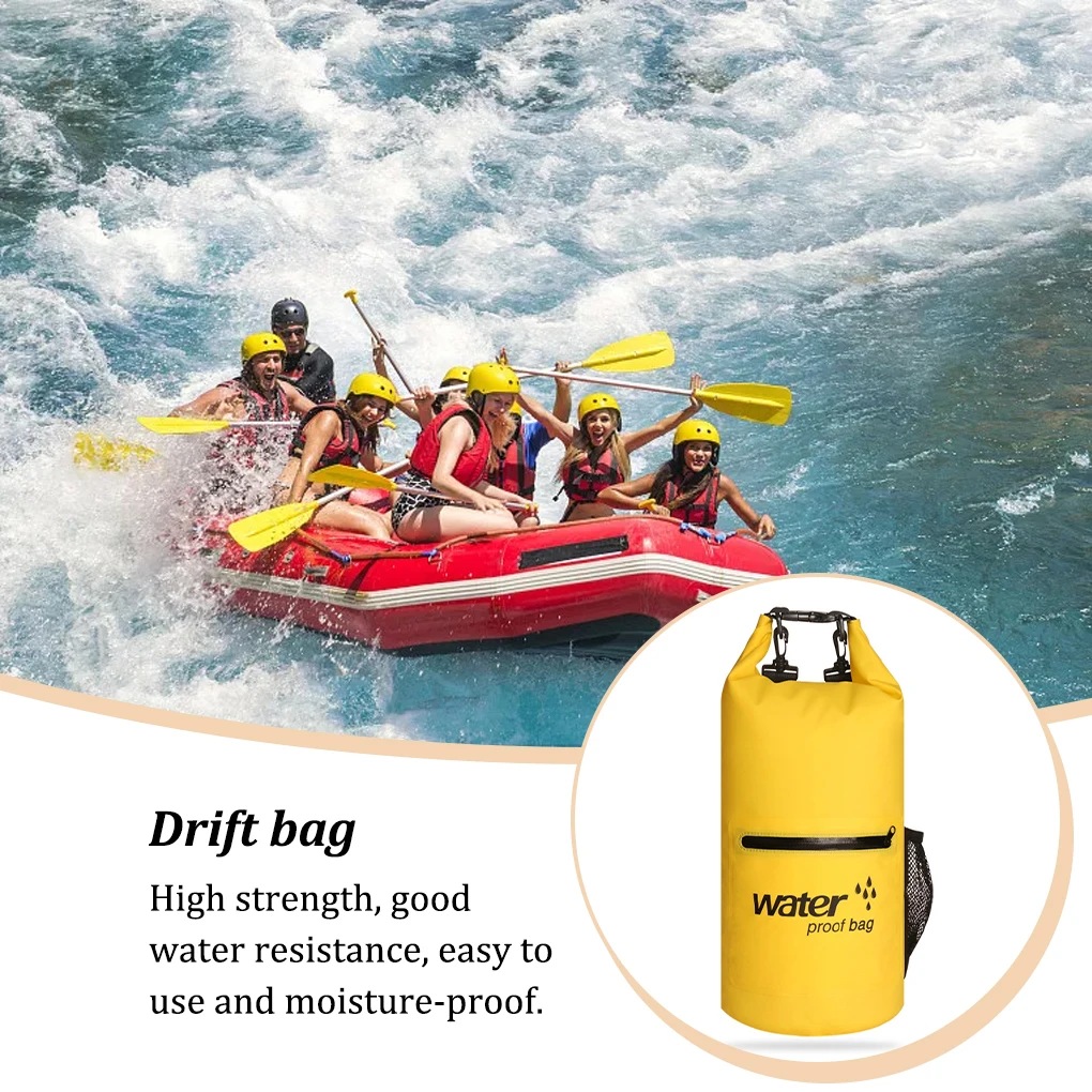 10L Waterproof Dry Bag Rafting Boating Drifting Camping Canoeing Pouch