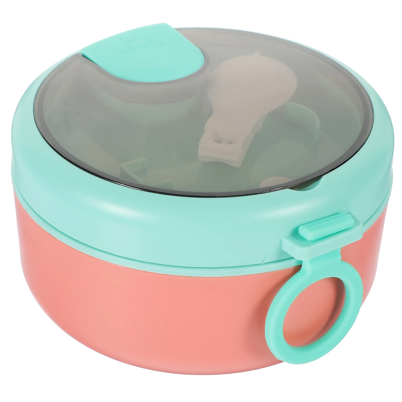 

Portable Stainless Steel Bento Lunch Box Large Capacity Leak Proof Insulated Food Container with Spoon for Office Hiking Outdoor