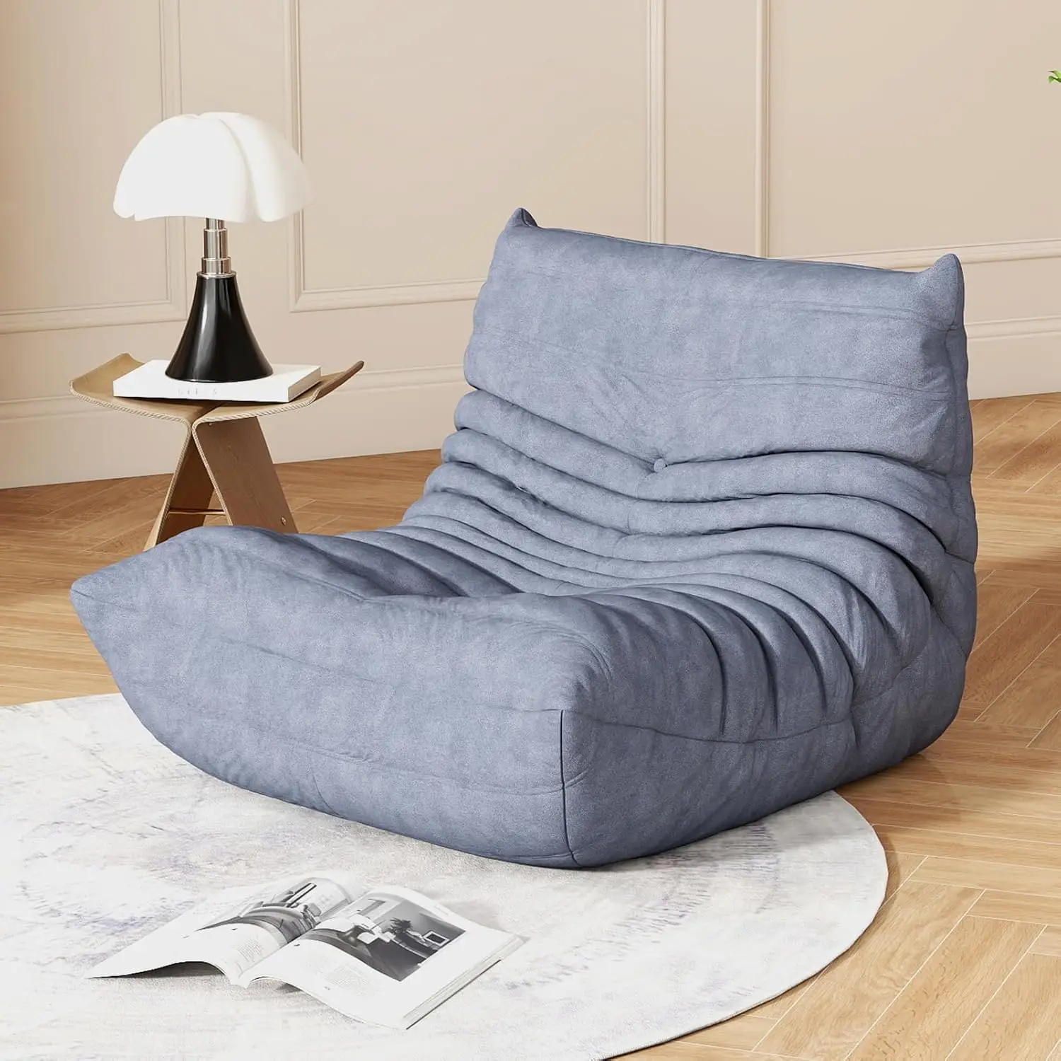 

Bean Bag Chairs for Adults, Bean Bag Sofa - Adult Size with Soft Waterproof Fabric for Living Room, Apartments, Reading