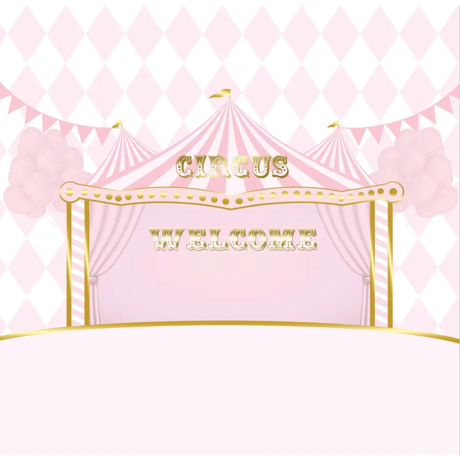 8x8FT Gold Pink Carnival Circus Tent Funfair Rays Custom Weatherproof Washable Wrinkle Free Polyester Polycotton 240cm x 240cm