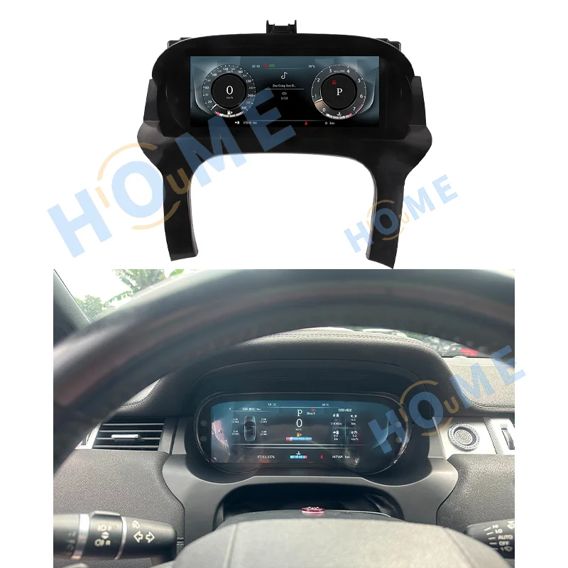 

Carplay for Land Rover Range Rover Evoque Speed Meter LCD Dashboard Modification Smart Car LCD Digital Cluster Instrument Panel