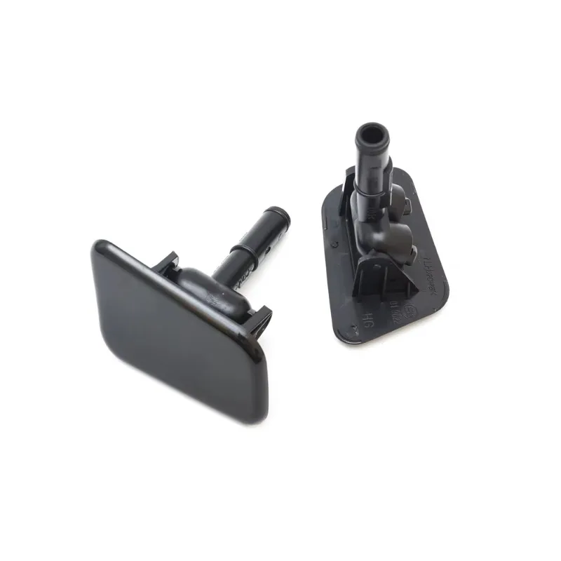Pair of Car Front Headlight Washer Sprayer Nozzle Pump Cylinder Cover for Hyundai Azera 2011-2014 98680-3V000 98690-3V000