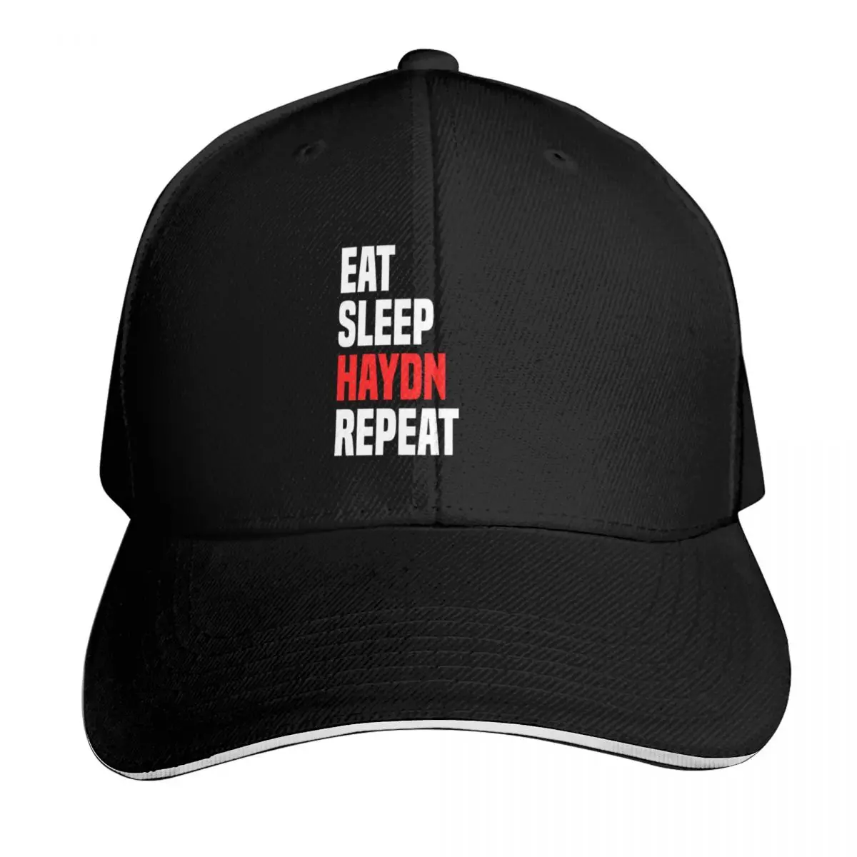 Classical Music Composer - Haydn Baseball Cap Cotton Twill Breathable Contrast Two Tone Brim Snapback Flat Bill