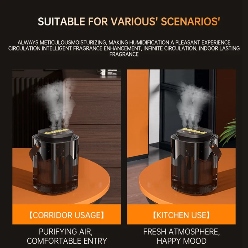 Увлажнитель воздуха на 3 л с тремя насадками