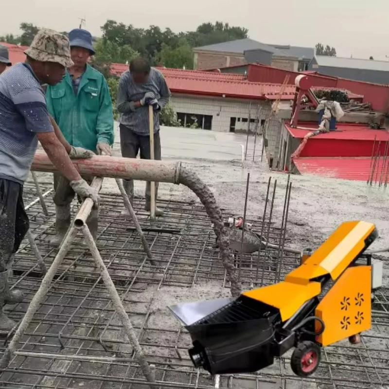 Mobile Mini Mortar Concrete Pump Electric Price Stationary Concrete Pump Pumps Engineering Construction Machinery