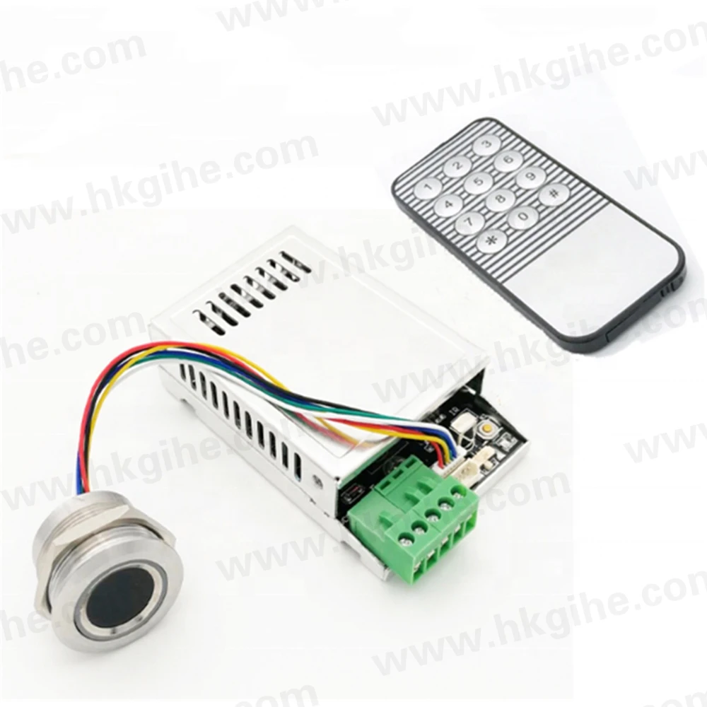 

BOM list K216+R503 Control Board Relay Time 0.5s-20s With Remote Controller and Ring Indicator Light Fingerprint Module new