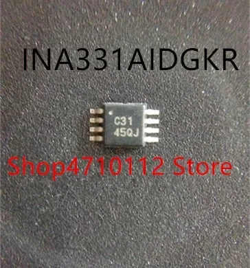 جديد 10 قطعة/الوحدة INA331AIDGKR INA332AIDGKR INA333AIDGKR INA337AIDGKR INA331 C31 INA332 B32 INA333 I333 INA137 BIM MSOP8 #3