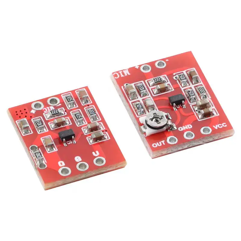 10PCS MAX4466 Electret Microphone Audio Amplifier Microphone Preamplification Module Gain Adjustable
