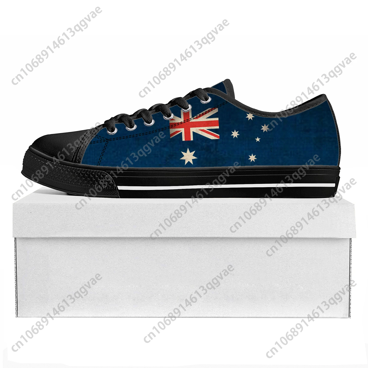 Australian Flag Low Top High Quality Sneakers Mens Womens Teenager Canvas Sneaker Prode Casual Couple Shoes Custom Shoe