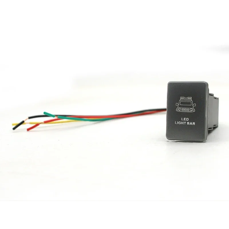 1 قطعة سيارة الأخضر/البرتقالي العلوي زر التبديل لتويوتا برادو 150 200 كروزر 2015 هايلكس #6