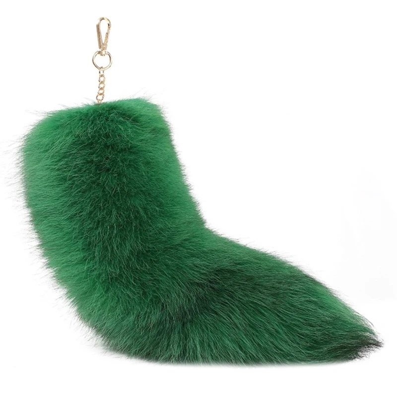 

Faux Furs Foxes Tail Keychain Furry Furs Foxes Tail Keyring Handbag Hangings Charm Pendant Foxes Costumes Gift for Women